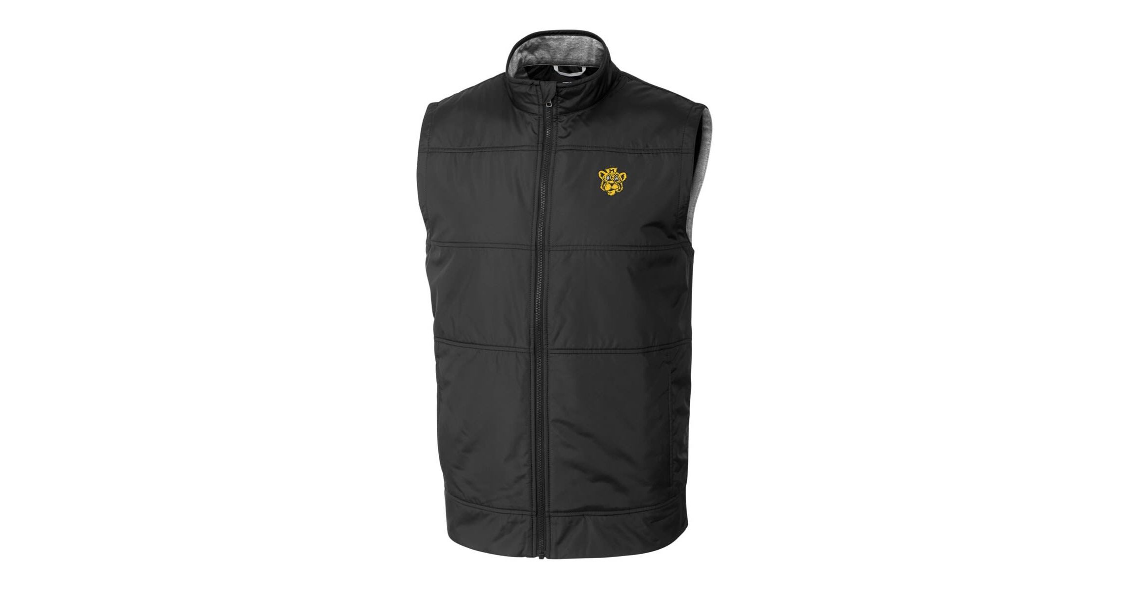 NCAA Missouri Tigers Vault Stealth Hybrid Quilted Full-Zip Windbreaker Vest
