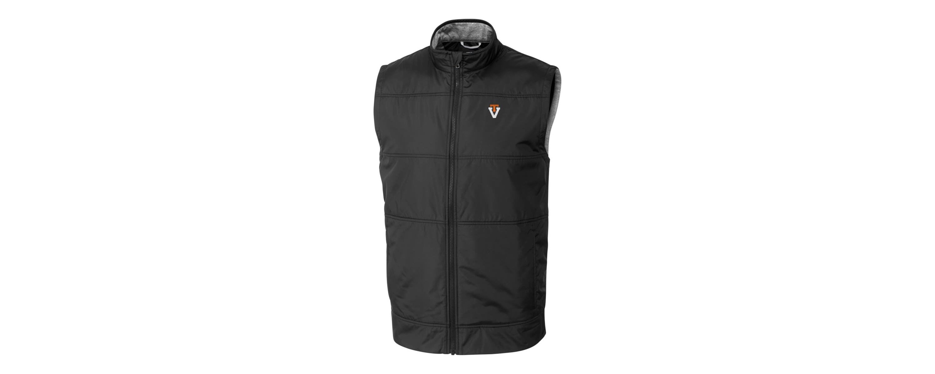 NCAA Virginia Tech Hokies Vault Stealth Hybrid Quilted Full-Zip Windbreaker Vest