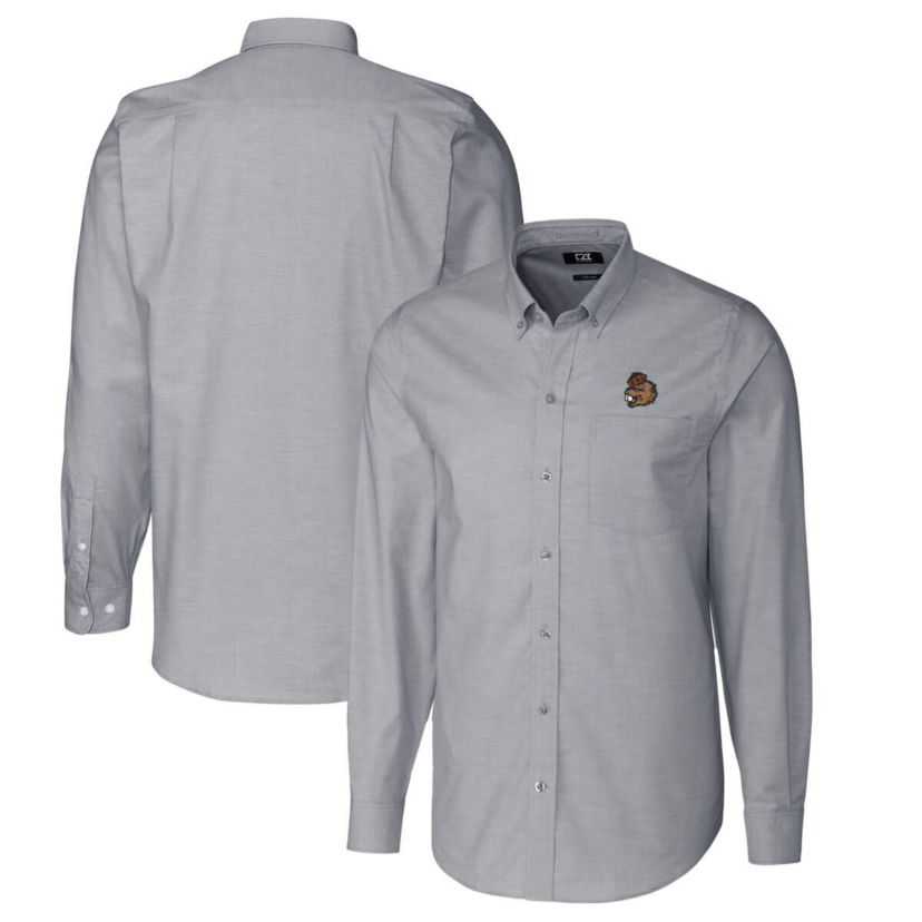 NCAA Oregon State Beavers Vault Stretch Oxford Long Sleeve Button-Down Shirt