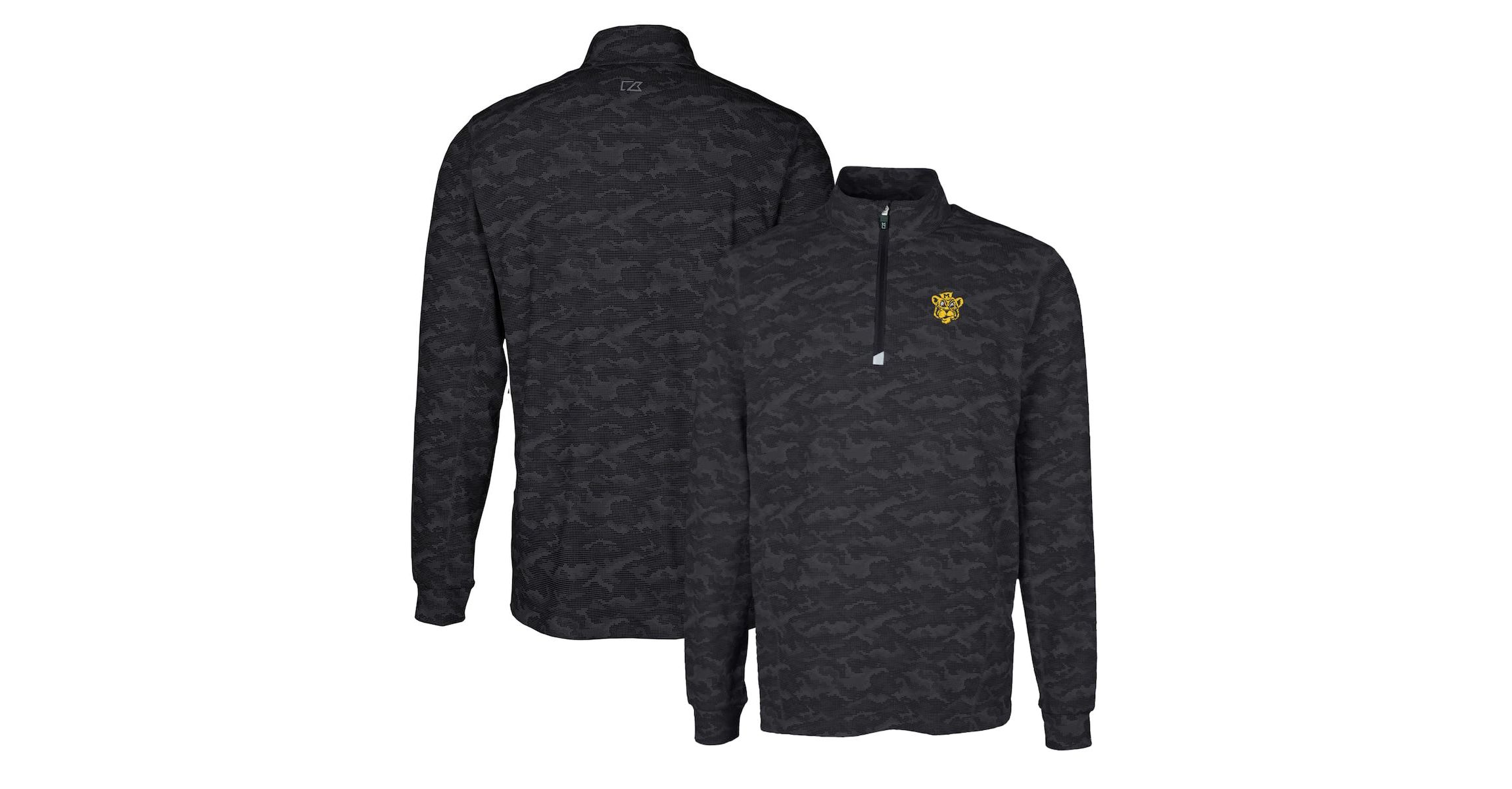 NCAA Missouri Tigers Vault Traverse Print Stretch Quarter-Zip Pullover Top