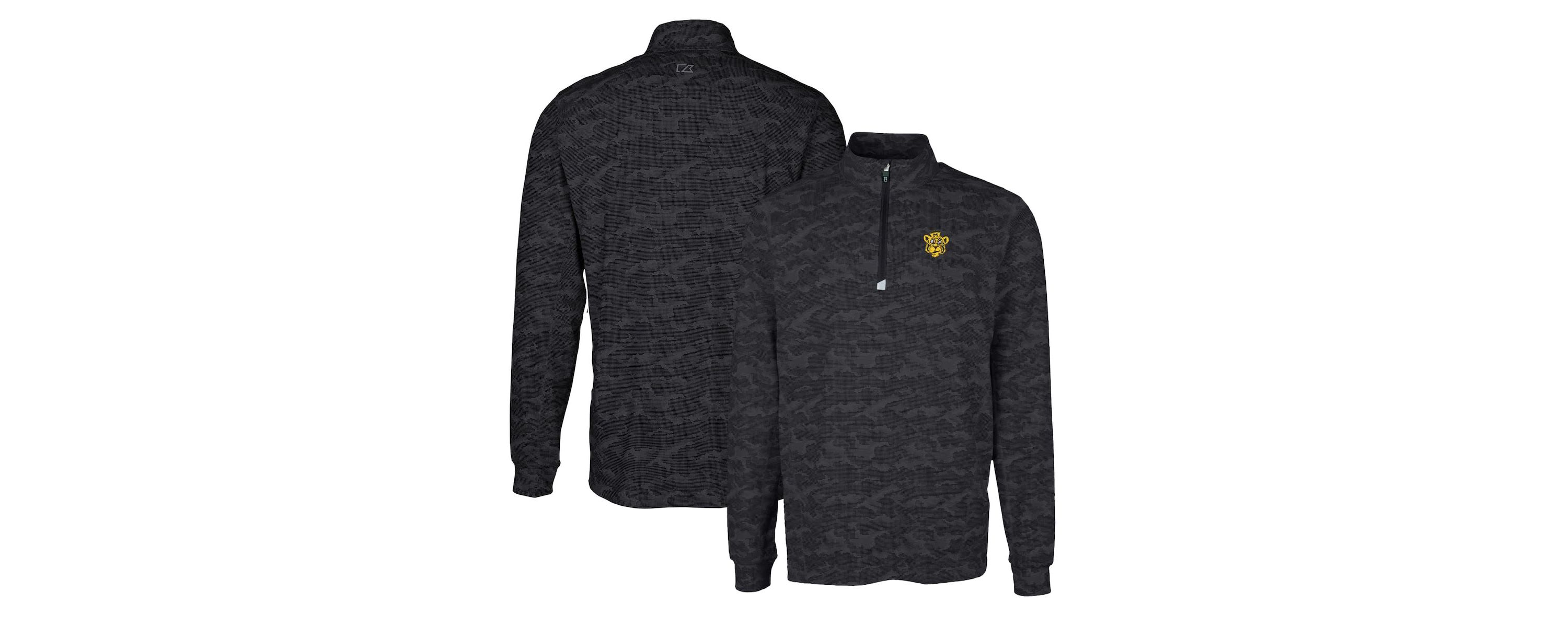 NCAA Missouri Tigers Vault Traverse Print Stretch Quarter-Zip Pullover Top