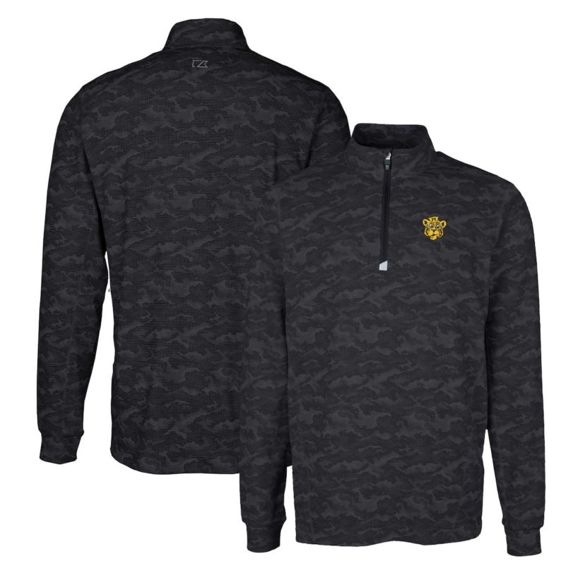 NCAA Missouri Tigers Vault Traverse Print Stretch Quarter-Zip Pullover Top