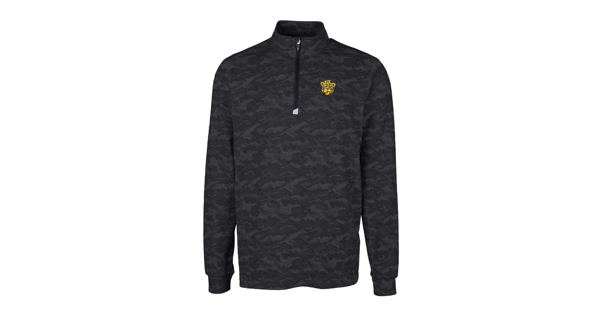 NCAA Missouri Tigers Vault Traverse Print Stretch Quarter-Zip Pullover Top