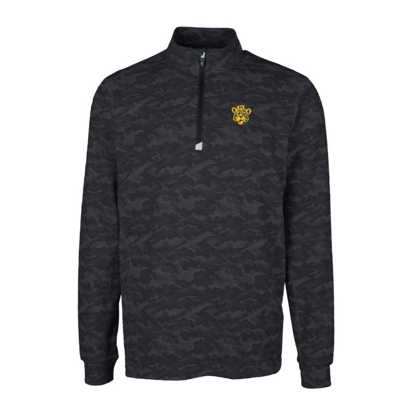 NCAA Missouri Tigers Vault Traverse Print Stretch Quarter-Zip Pullover Top