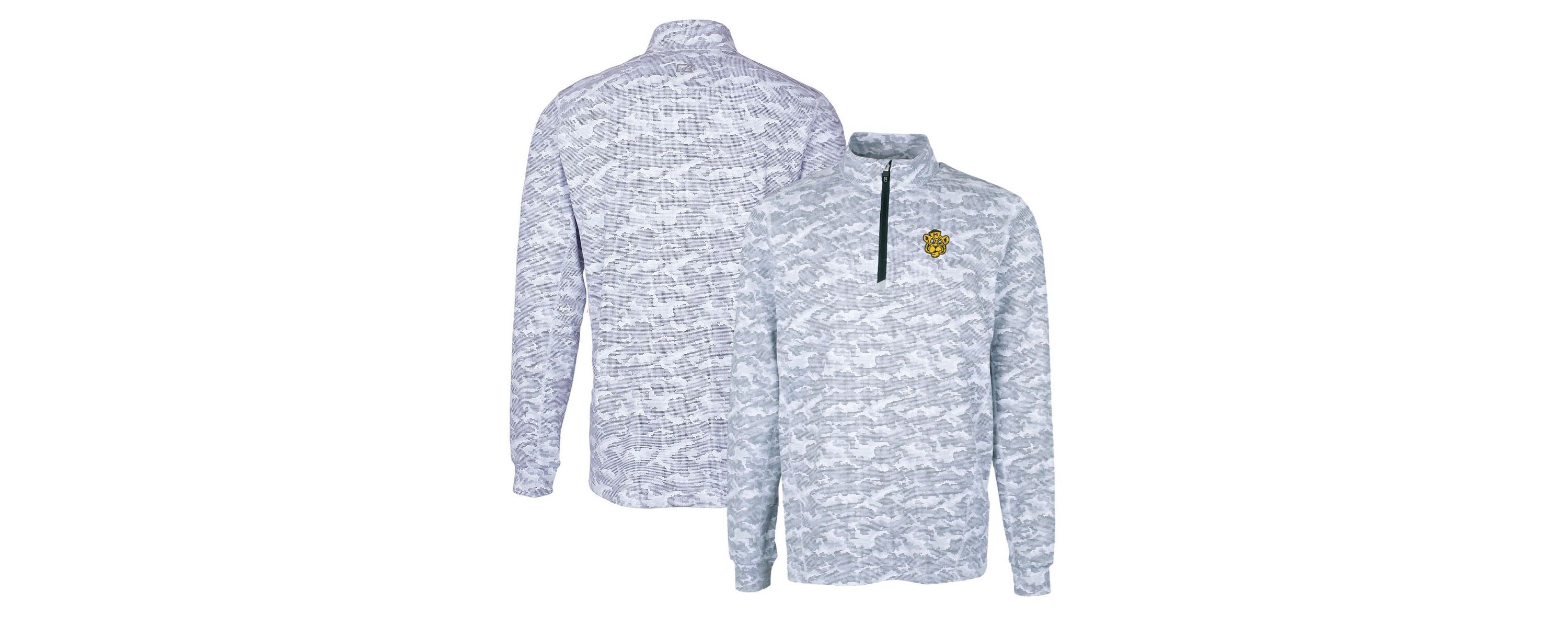 NCAA Missouri Tigers Vault Traverse Print Stretch Quarter-Zip Pullover Top