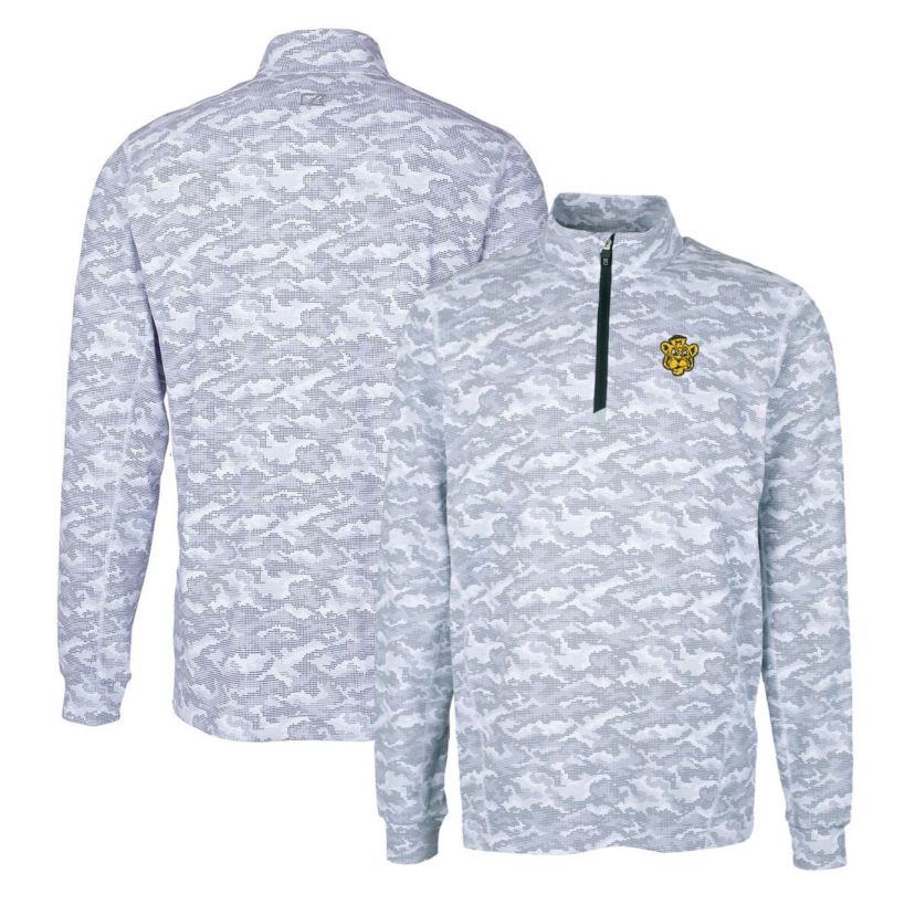 NCAA Missouri Tigers Vault Traverse Print Stretch Quarter-Zip Pullover Top