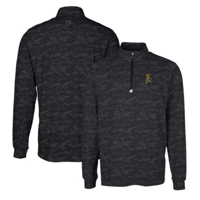 NCAA Wichita State Shockers Vault Traverse Print Stretch Quarter-Zip Pullover Top