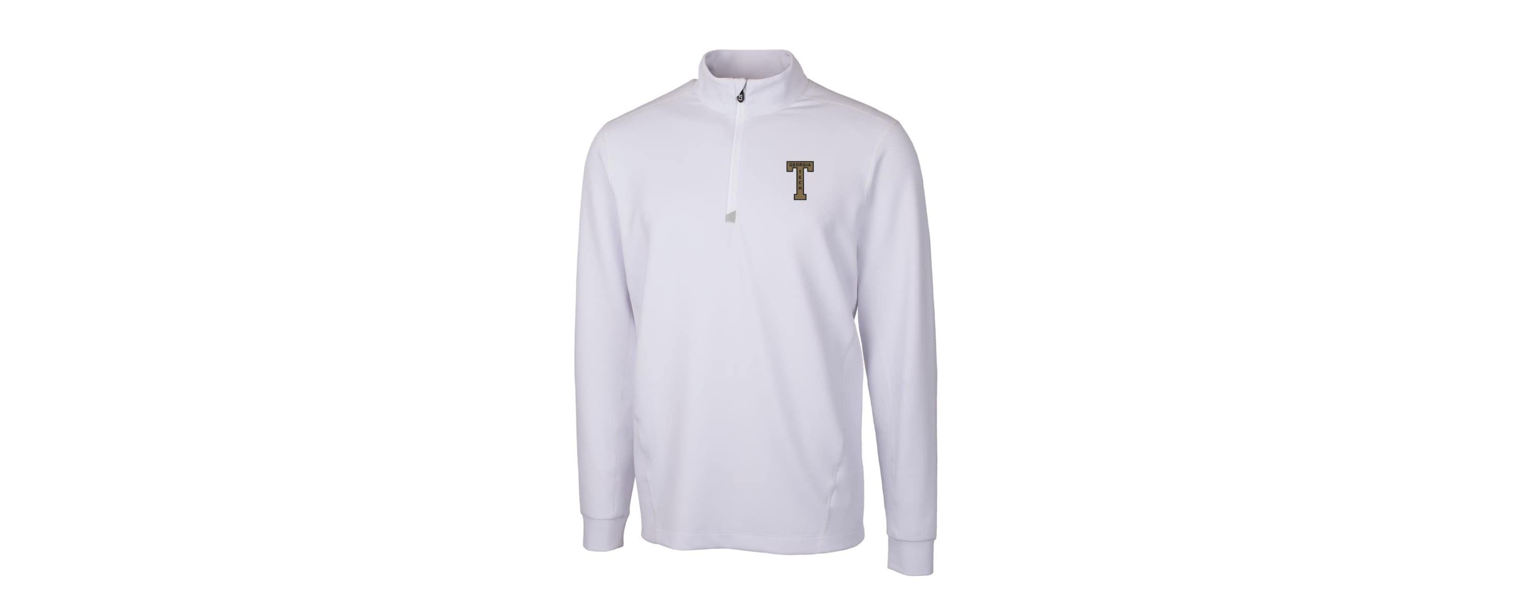 Georgia Tech Yellow Jackets NCAA Georgia Tech Jackets Traverse Stretch Quarter Zip-Pullover Top