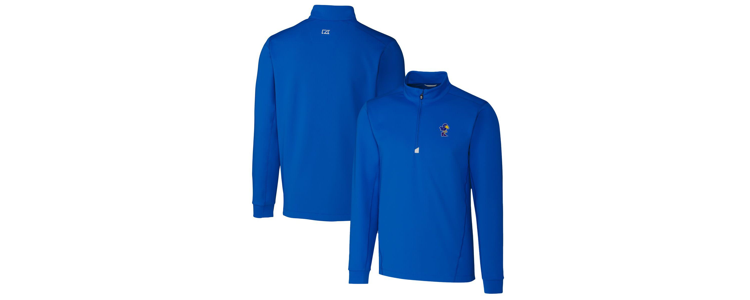 NCAA Kansas Jayhawks Traverse Stretch Quarter Zip-Pullover Top