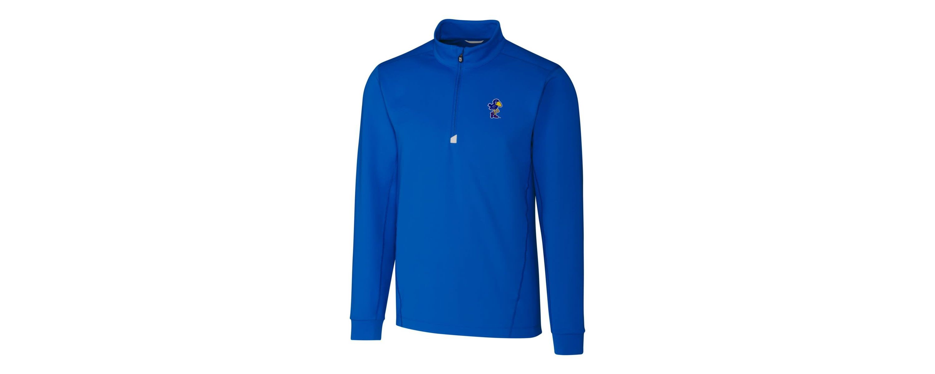 NCAA Kansas Jayhawks Traverse Stretch Quarter Zip-Pullover Top
