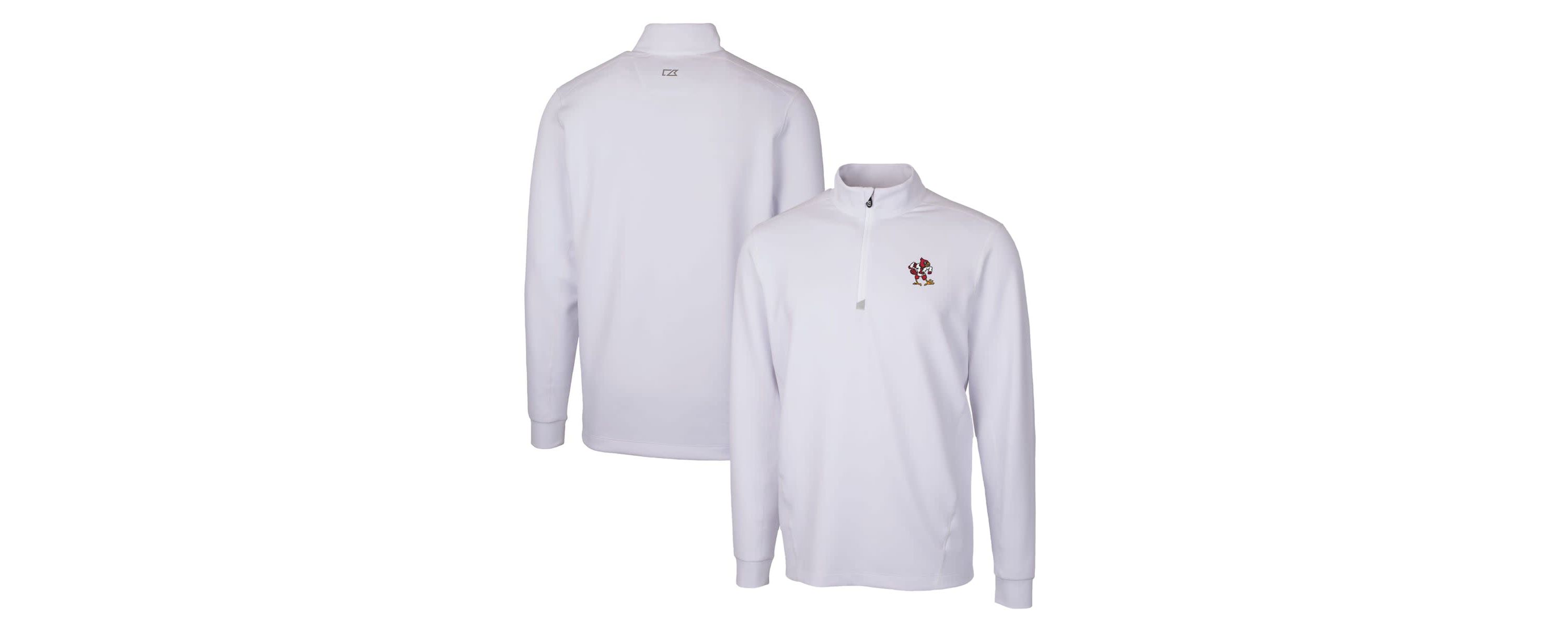 NCAA Louisville Cardinals Traverse Stretch Quarter Zip-Pullover Top