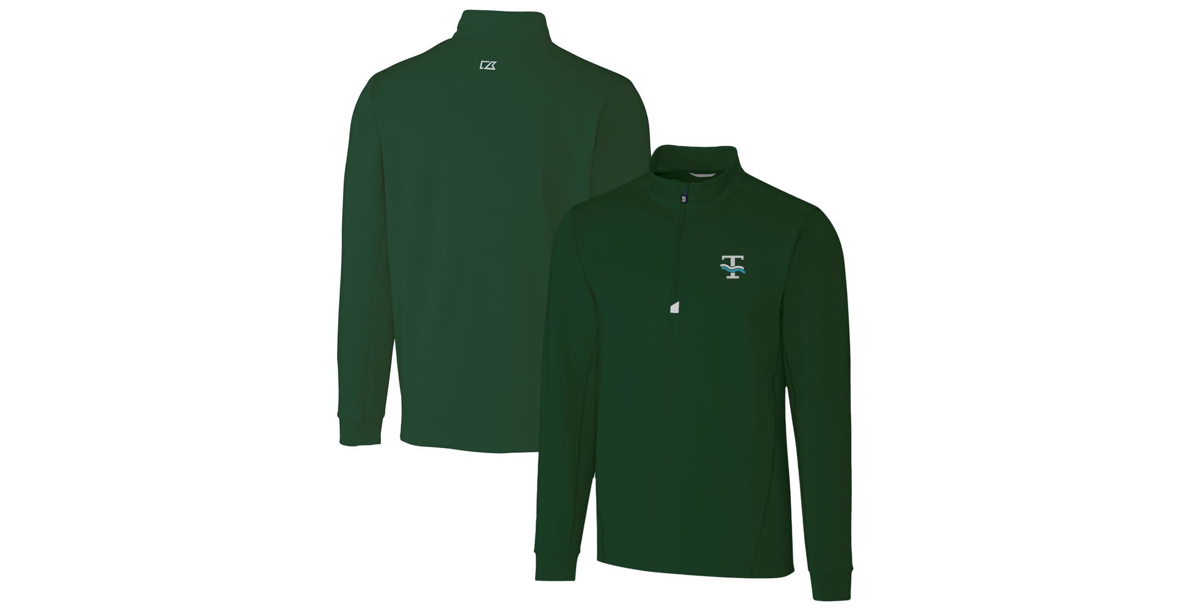 Tulane Green Wave NCAA Tulane Wave Traverse Stretch Quarter Zip-Pullover Top