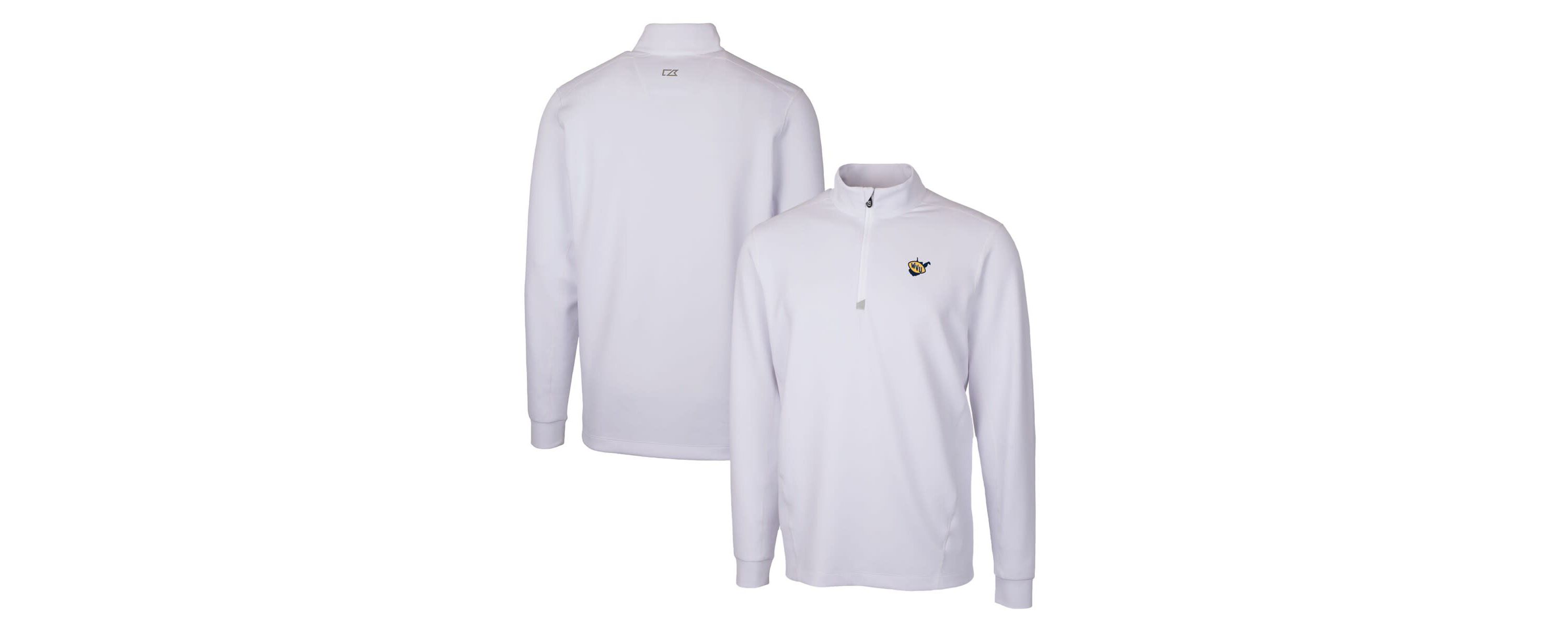 NCAA West Virginia Mountaineers Traverse Stretch Quarter Zip-Pullover Top