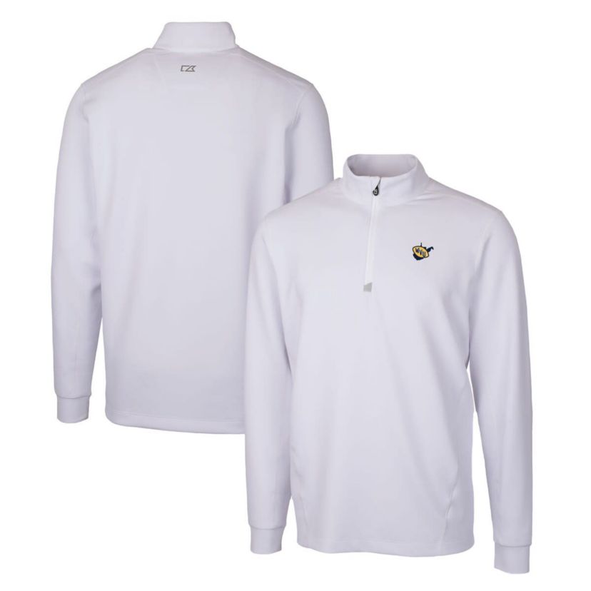 NCAA West Virginia Mountaineers Traverse Stretch Quarter Zip-Pullover Top