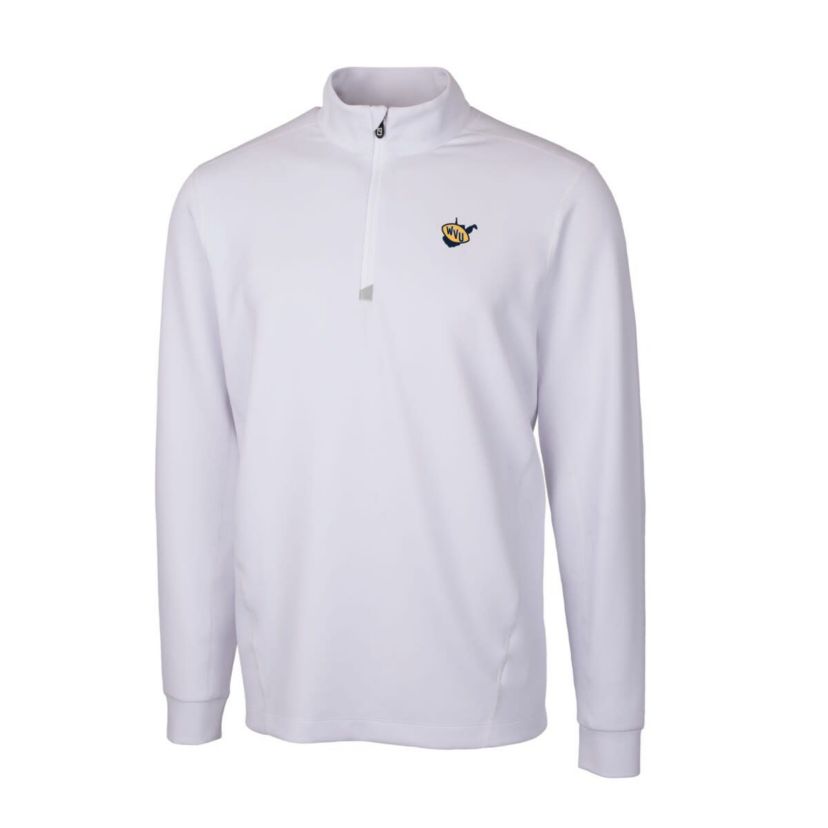 NCAA West Virginia Mountaineers Traverse Stretch Quarter Zip-Pullover Top
