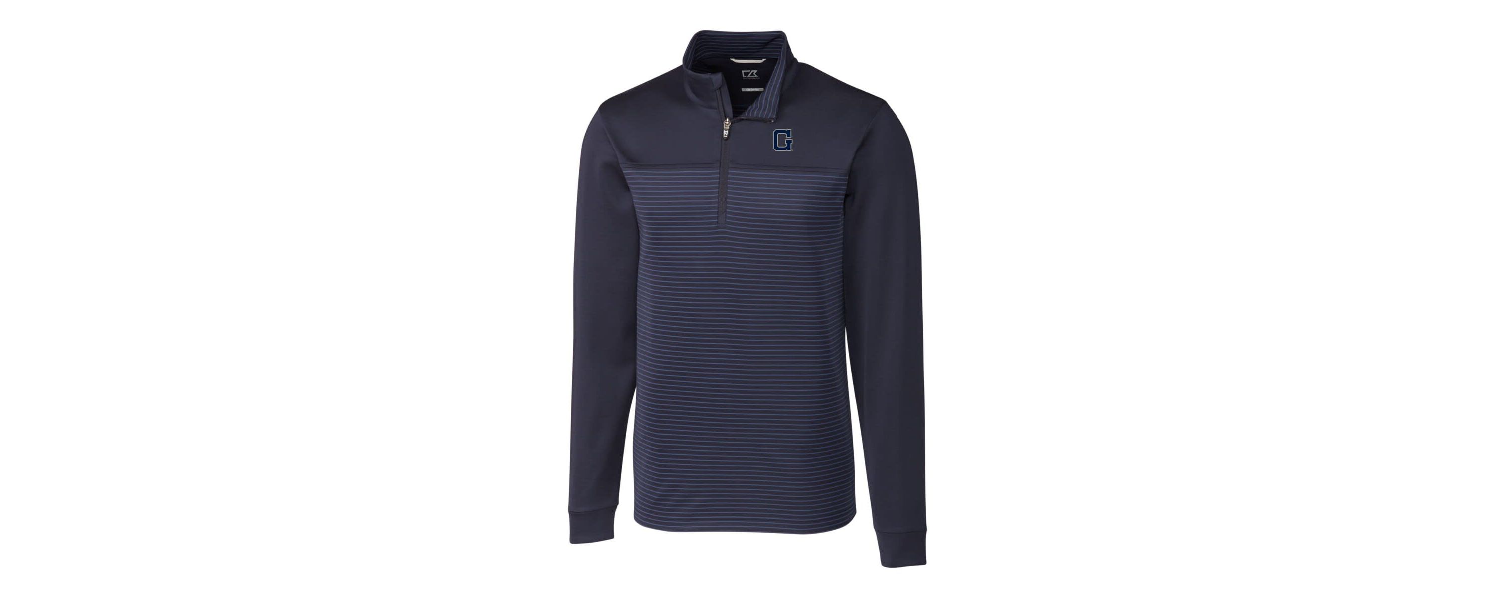 NCAA Georgetown Hoyas Traverse Stripe Quarter-Zip Pullover Top