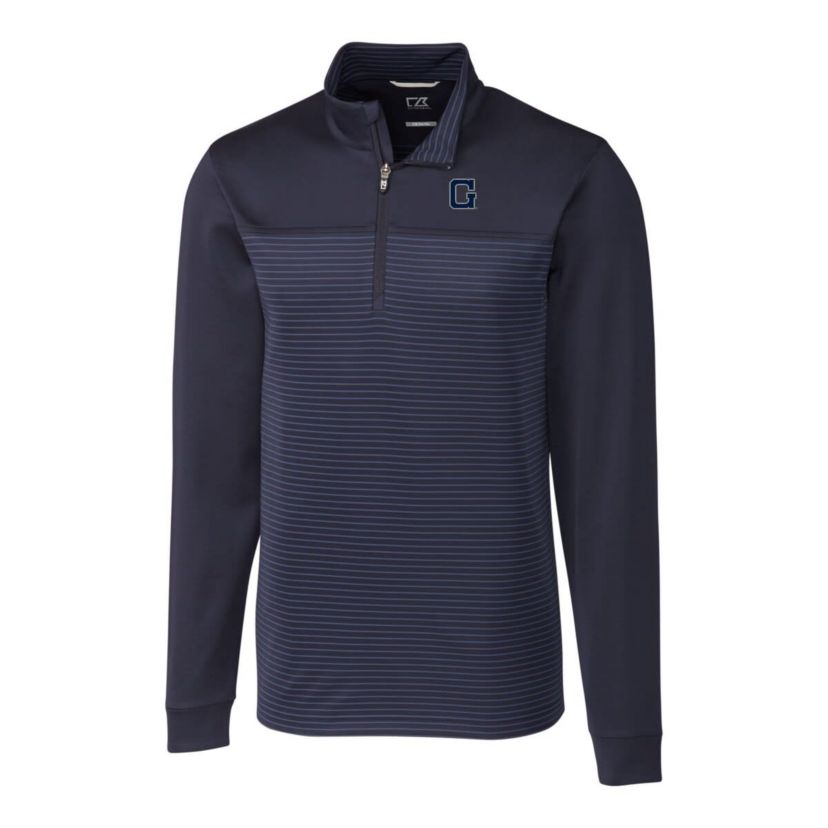 NCAA Georgetown Hoyas Traverse Stripe Quarter-Zip Pullover Top