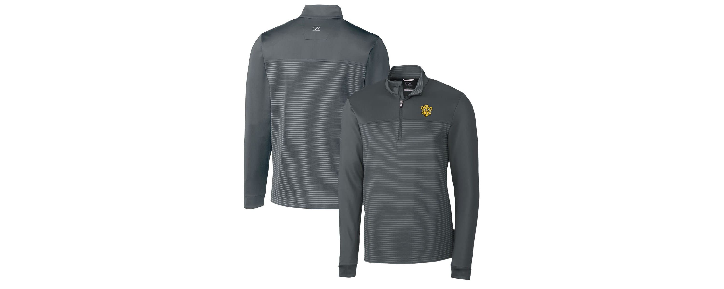 NCAA Missouri Tigers Traverse Stripe Quarter-Zip Pullover Top
