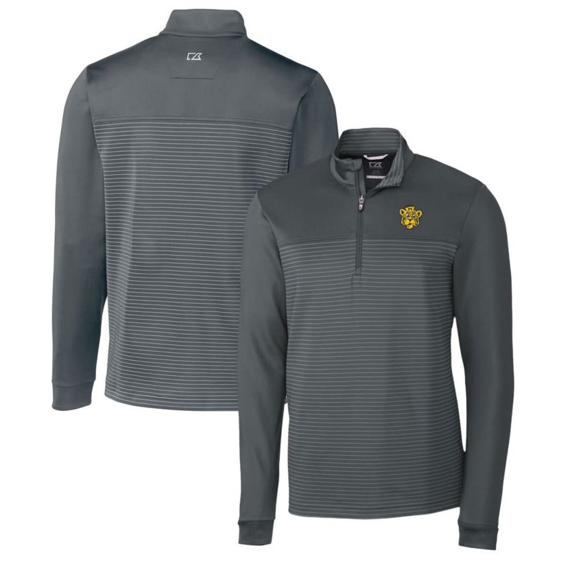 NCAA Missouri Tigers Traverse Stripe Quarter-Zip Pullover Top