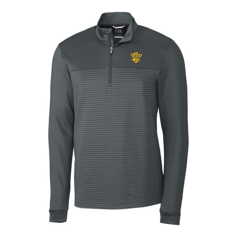 NCAA Missouri Tigers Traverse Stripe Quarter-Zip Pullover Top