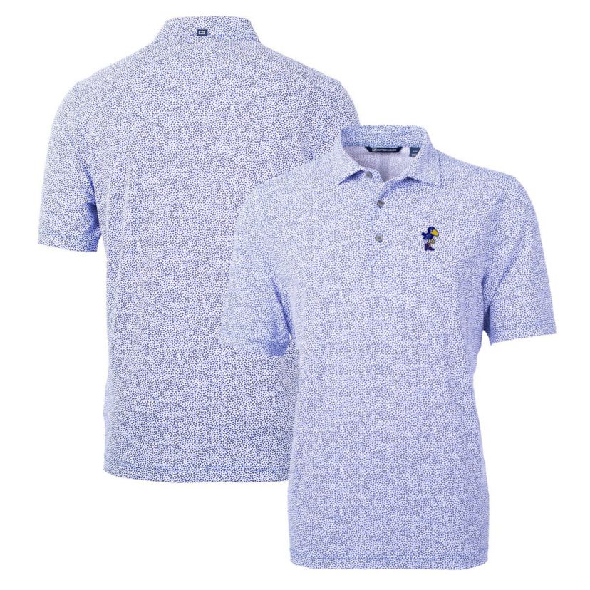 NCAA Kansas Jayhawks Virtue Eco Pique Botanical Recycled Polo