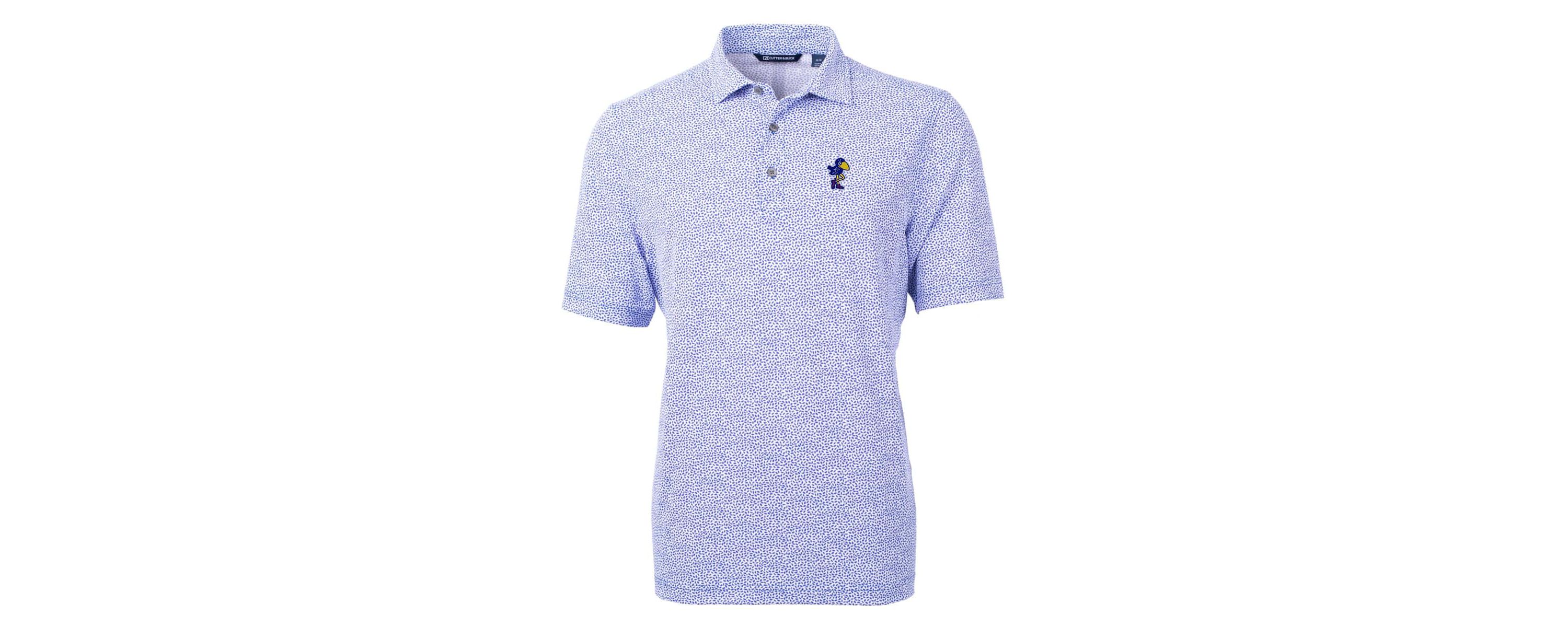 NCAA Kansas Jayhawks Virtue Eco Pique Botanical Recycled Polo