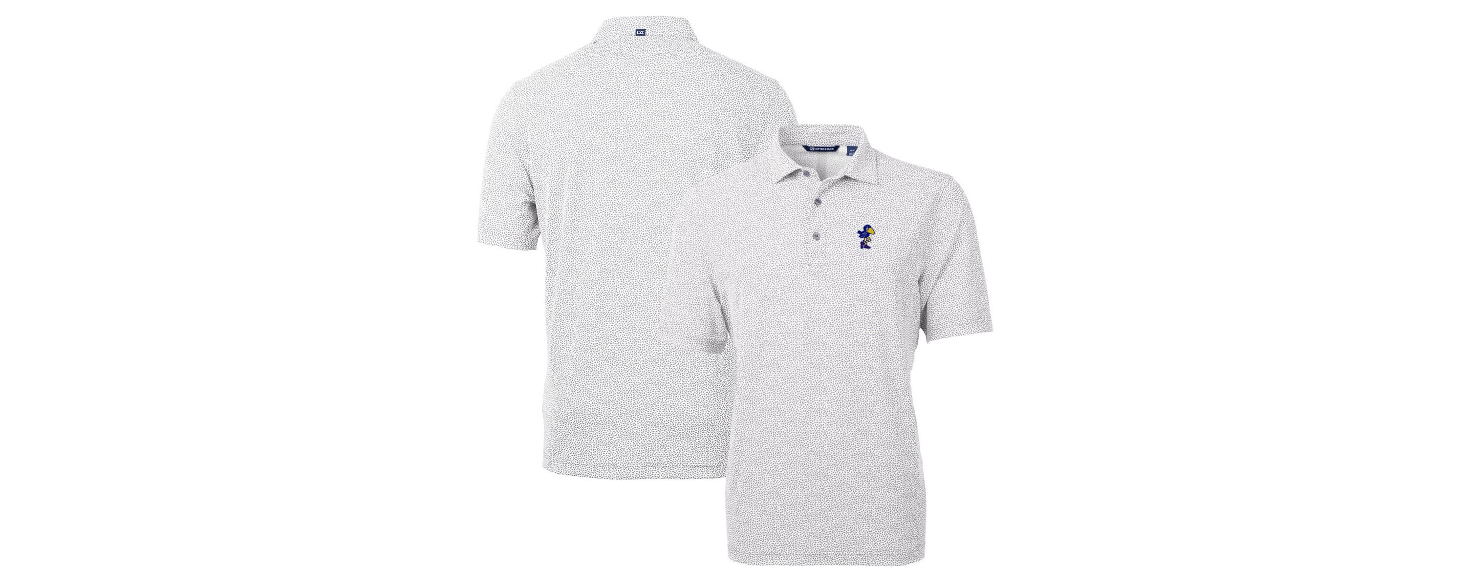 NCAA Kansas Jayhawks Virtue Eco Pique Botanical Recycled Polo