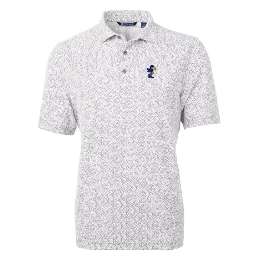 NCAA Kansas Jayhawks Virtue Eco Pique Botanical Recycled Polo