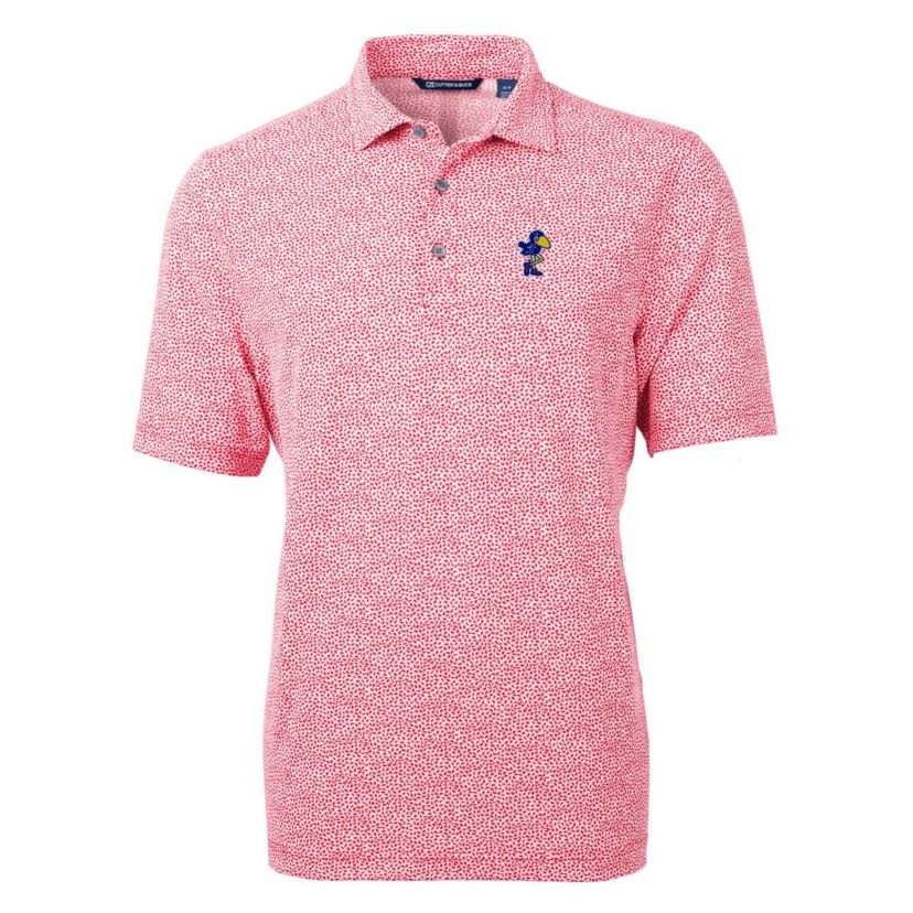 NCAA Kansas Jayhawks Virtue Eco Pique Botanical Recycled Polo