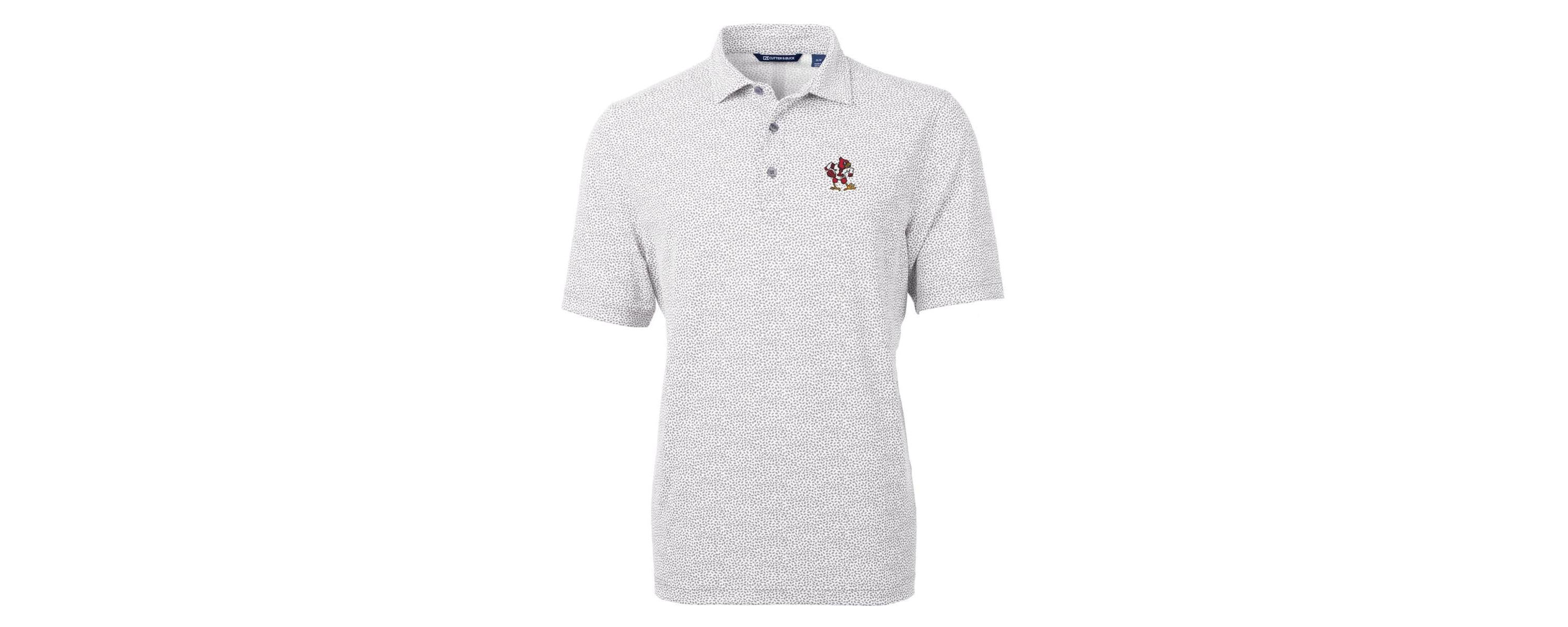 NCAA Louisville Cardinals Virtue Eco Pique Botanical Recycled Polo