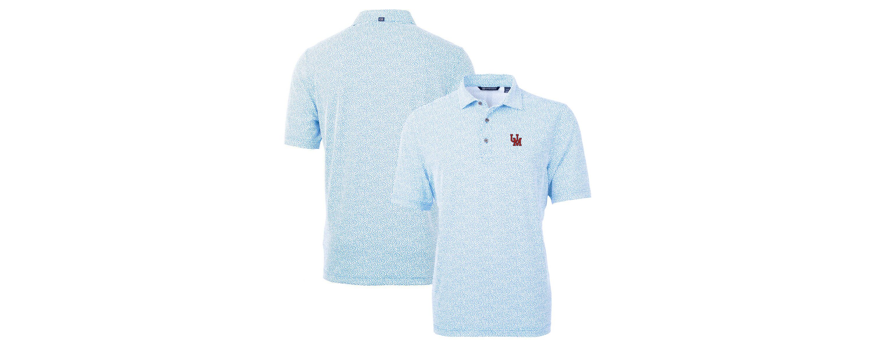 NCAA Light Ole Miss Rebels Virtue Eco Pique Botanical Recycled Polo