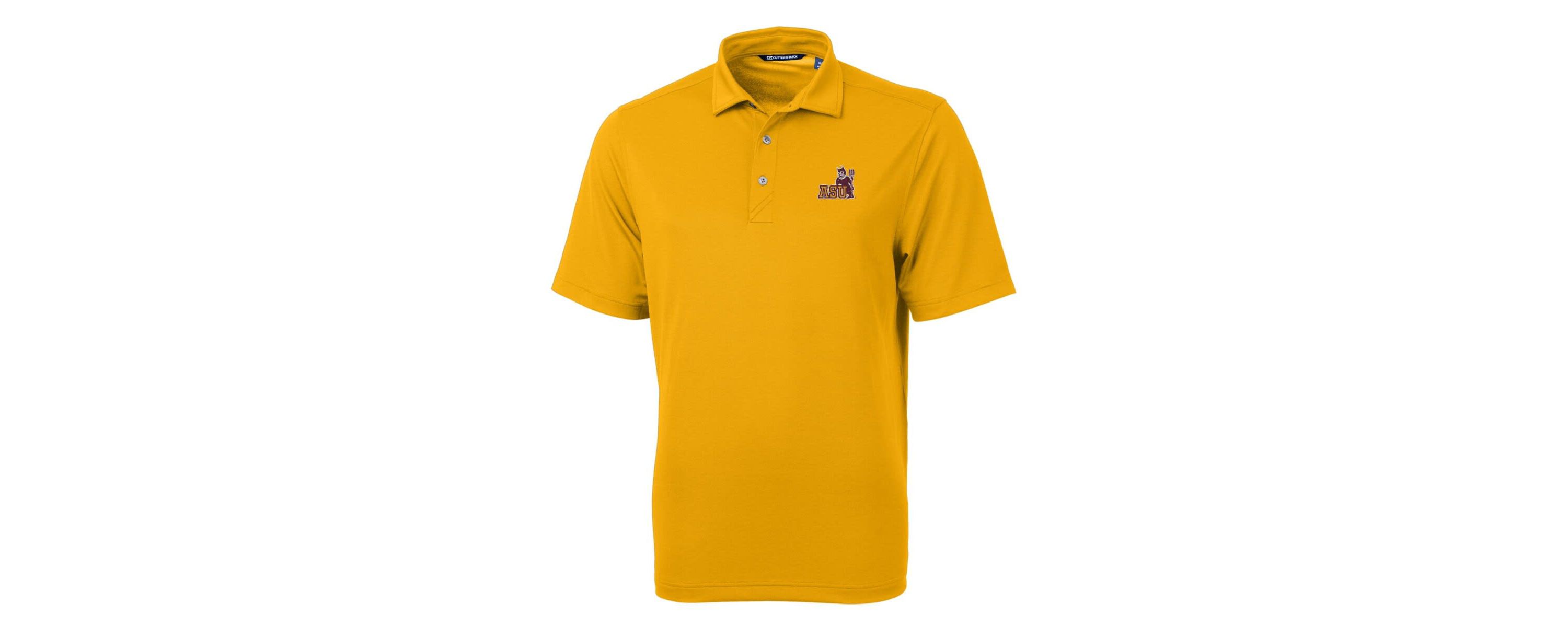 NCAA Arizona State Sun Devils Team Logo Virtue Eco Pique Recycled Polo