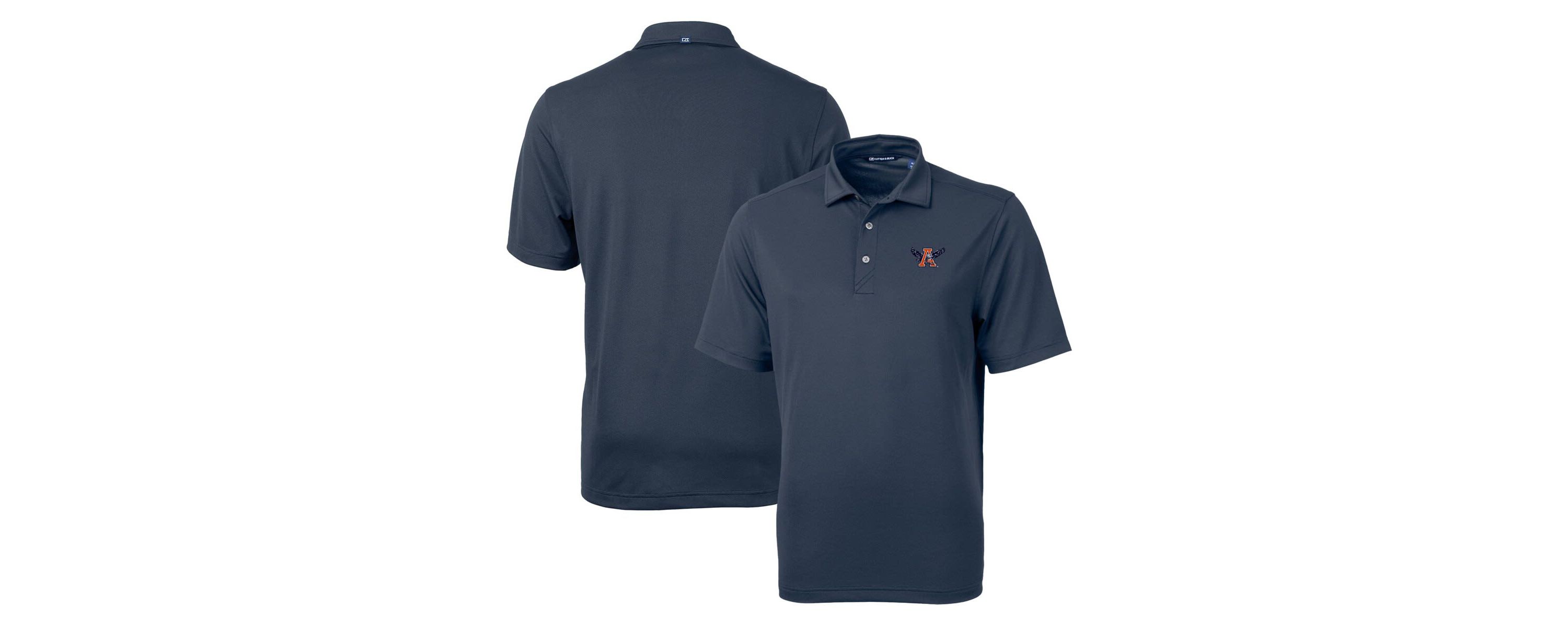 NCAA Auburn Tigers Team Logo Virtue Eco Pique Recycled Polo