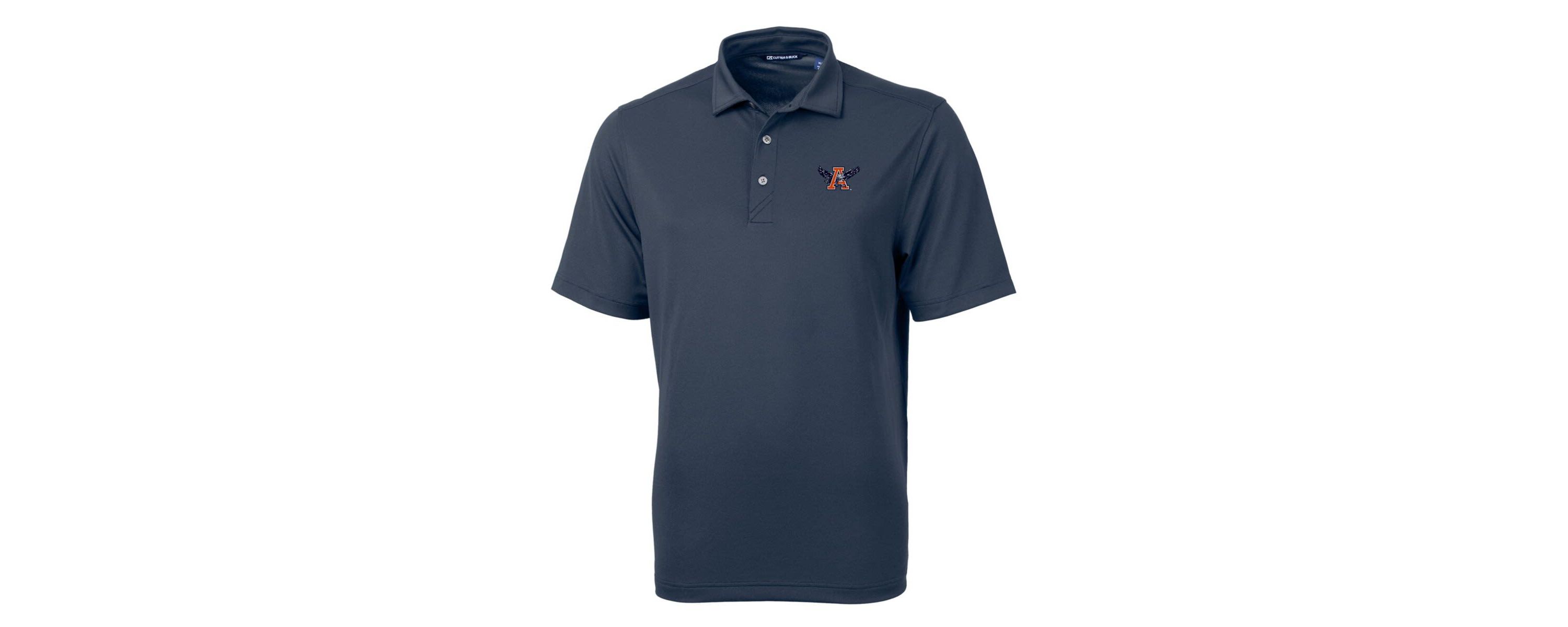 NCAA Auburn Tigers Team Logo Virtue Eco Pique Recycled Polo