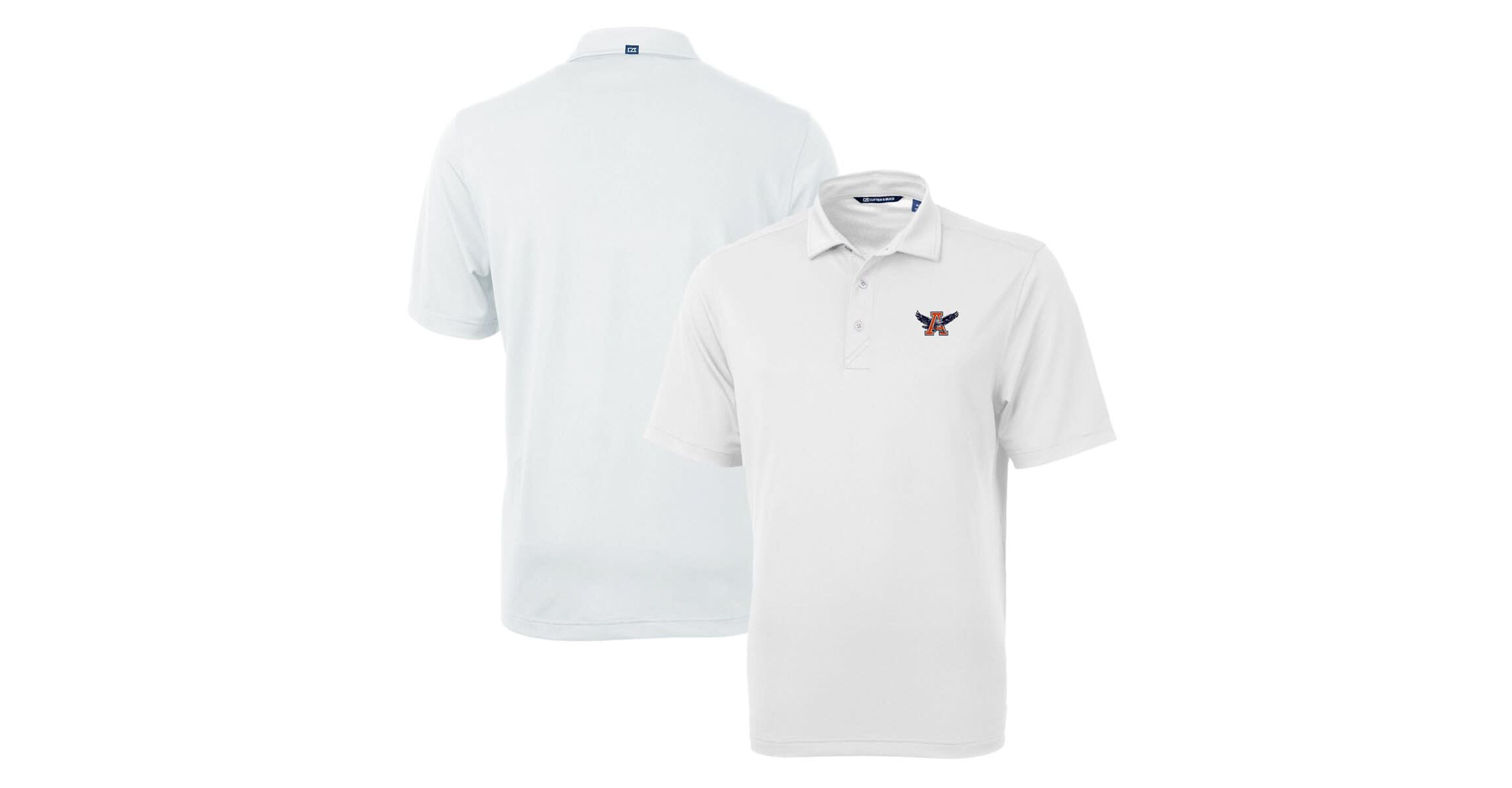 NCAA Auburn Tigers Team Logo Virtue Eco Pique Recycled Polo
