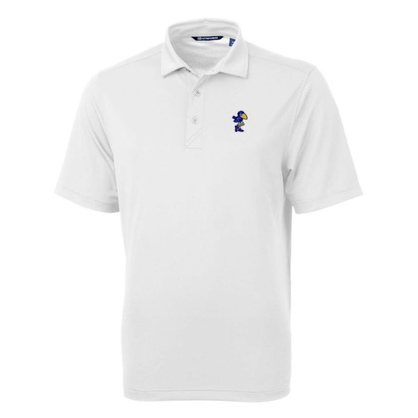 NCAA Kansas Jayhawks Team Logo Virtue Eco Pique Recycled Polo