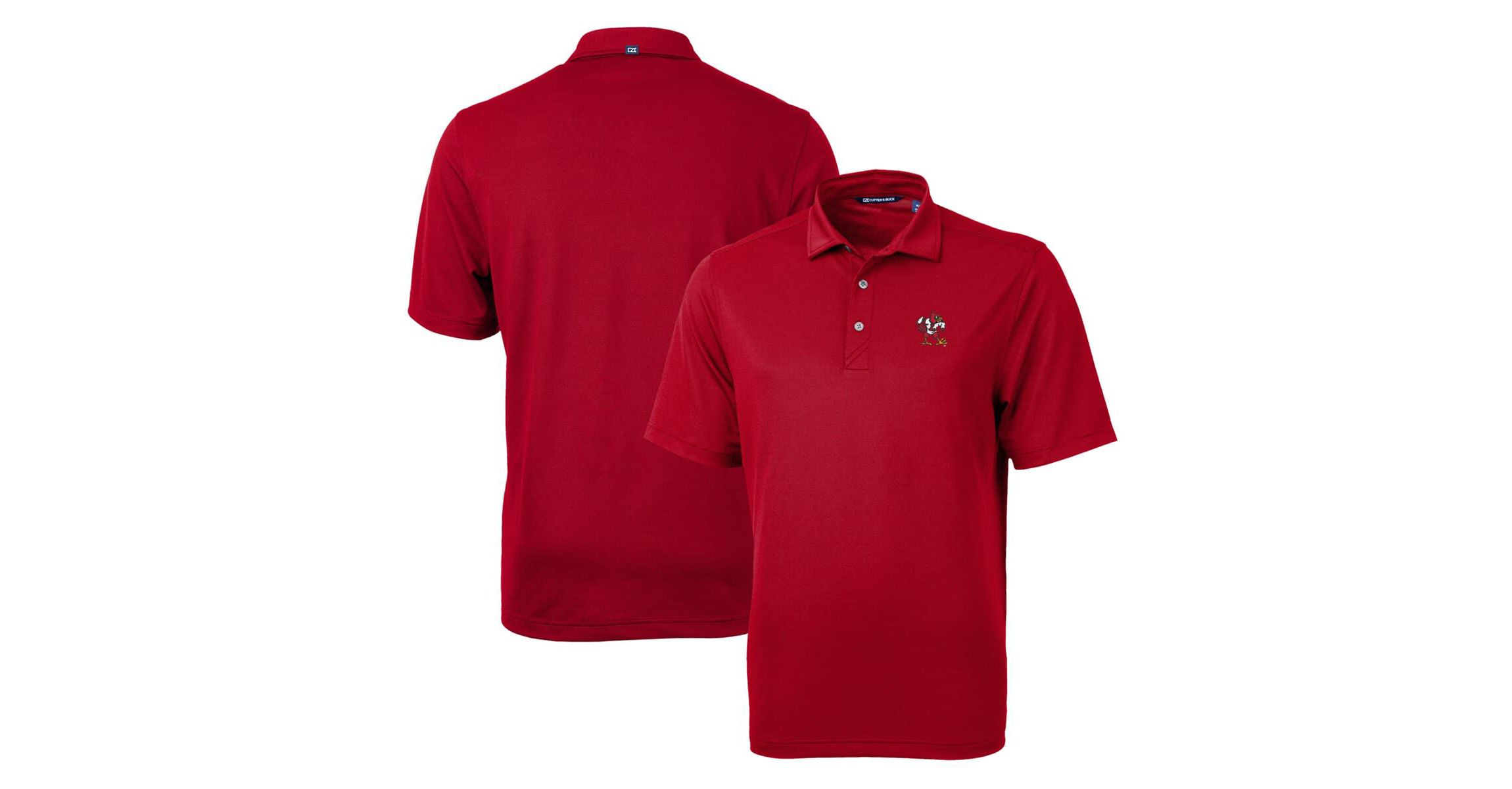 NCAA Louisville Cardinals Team Logo Virtue Eco Pique Recycled Polo