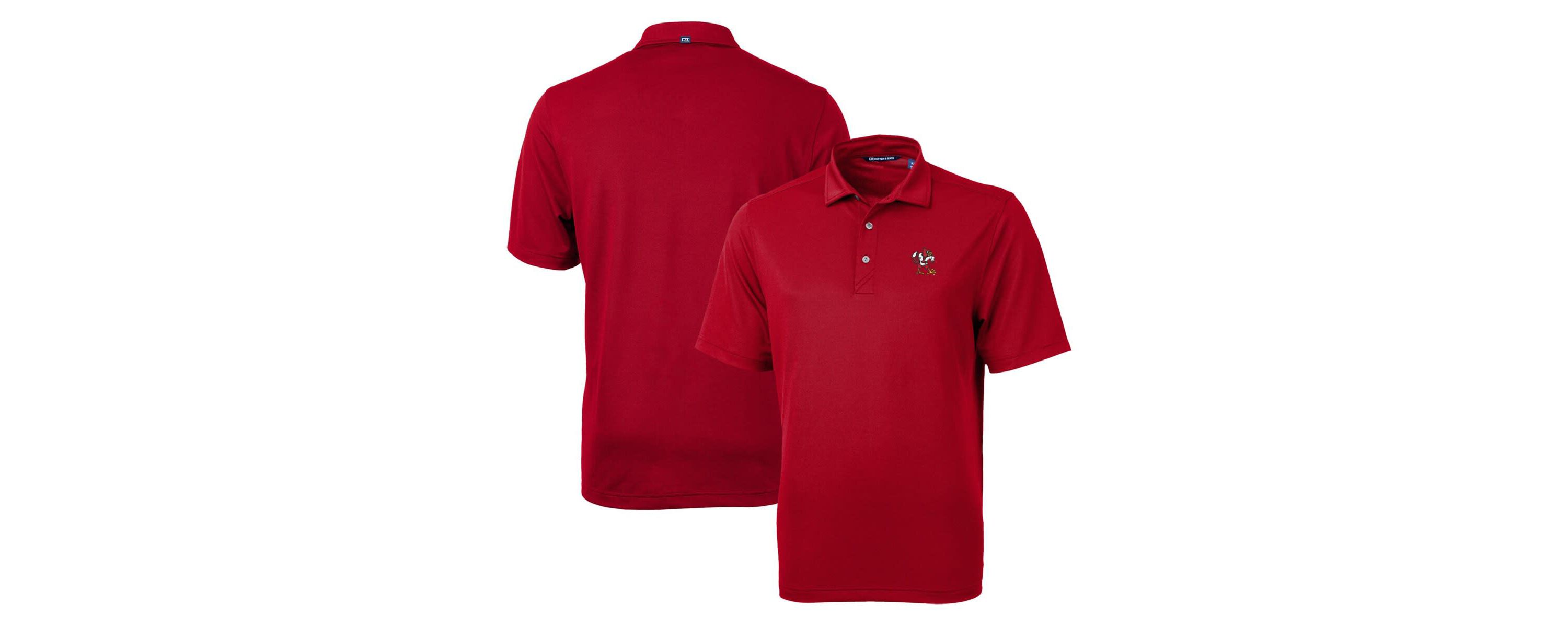NCAA Louisville Cardinals Team Logo Virtue Eco Pique Recycled Polo