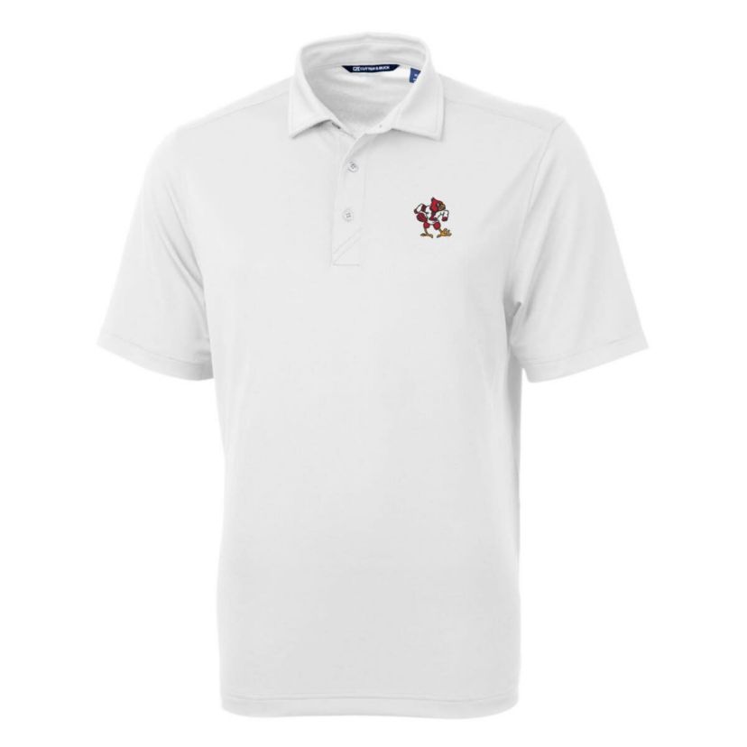 NCAA Louisville Cardinals Team Logo Virtue Eco Pique Recycled Polo