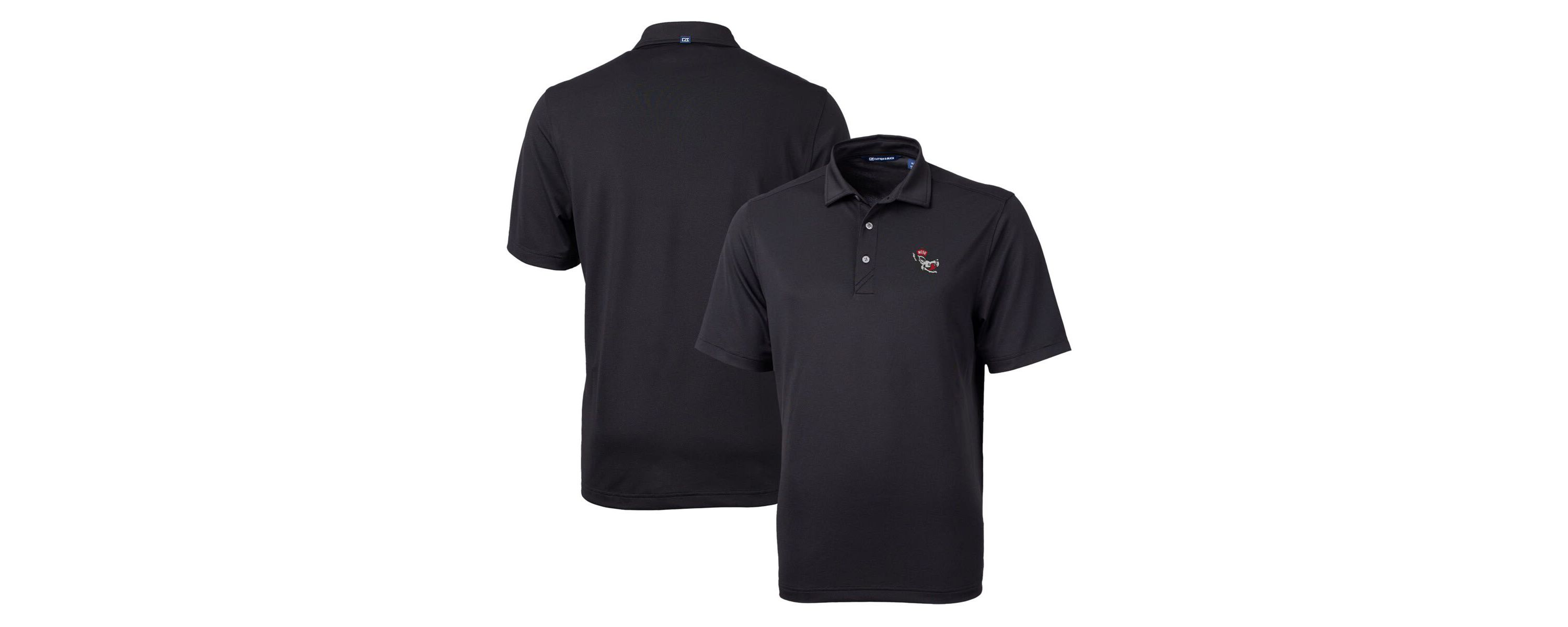 NCAA NC State Wolfpack Team Logo Virtue Eco Pique Recycled Polo