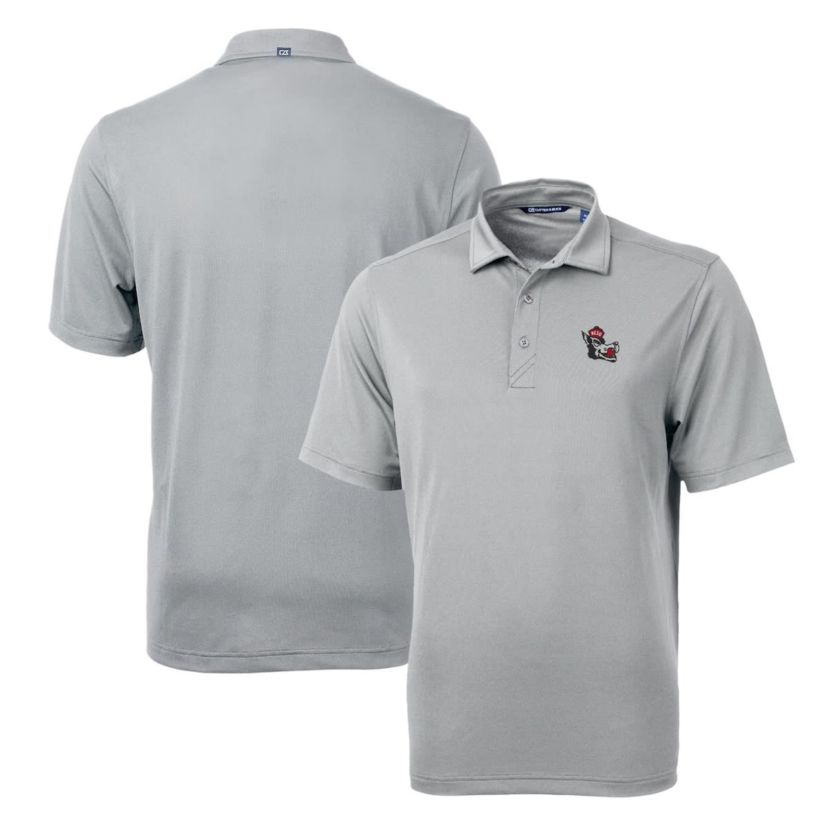 NCAA NC State Wolfpack Team Logo Virtue Eco Pique Recycled Polo