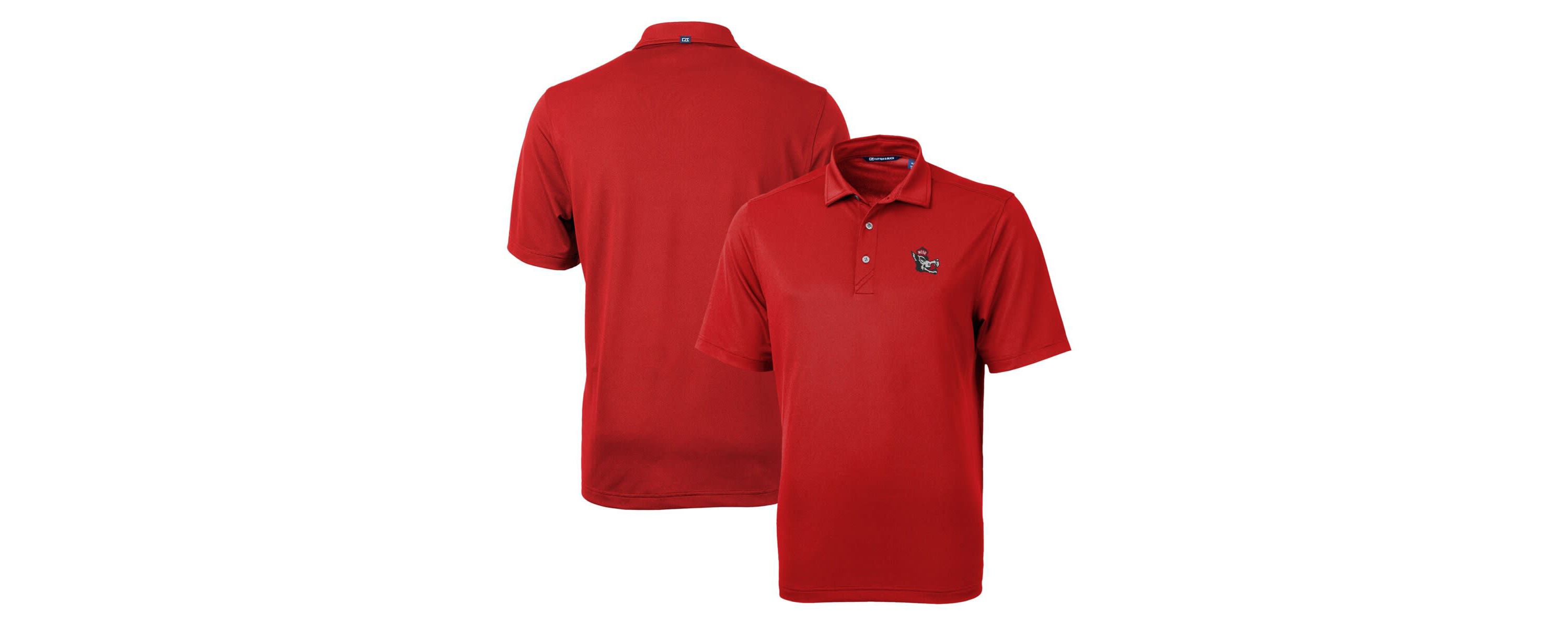 NCAA NC State Wolfpack Team Logo Virtue Eco Pique Recycled Polo