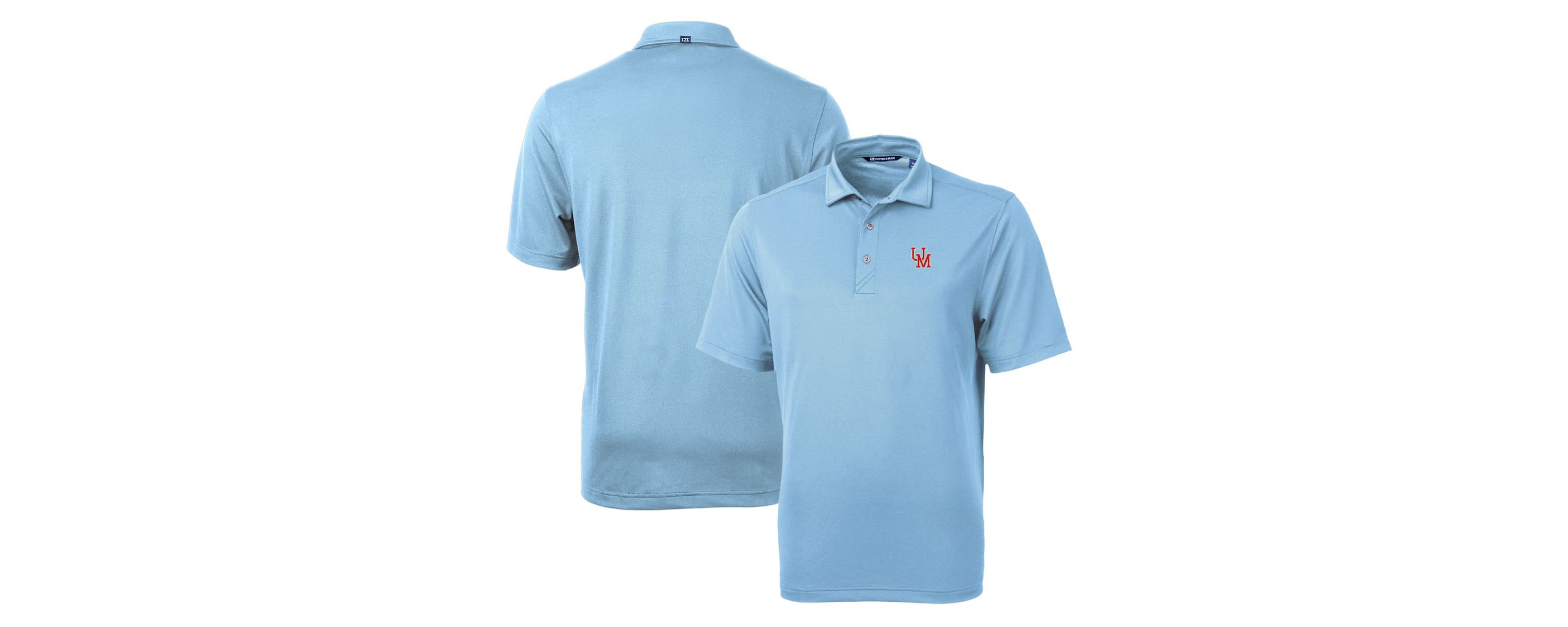 NCAA Light Ole Miss Rebels Team Logo Virtue Eco Pique Recycled Polo