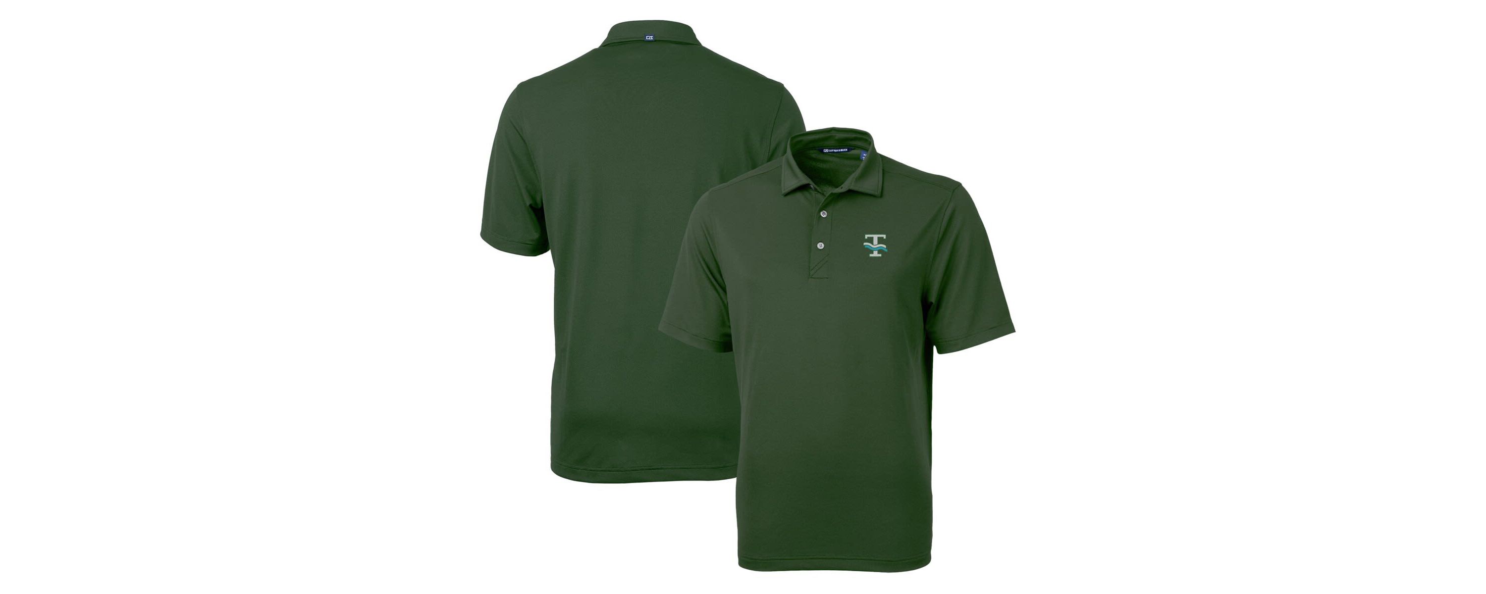 Tulane Green Wave NCAA Tulane Wave Team Logo Virtue Eco Pique Recycled Polo