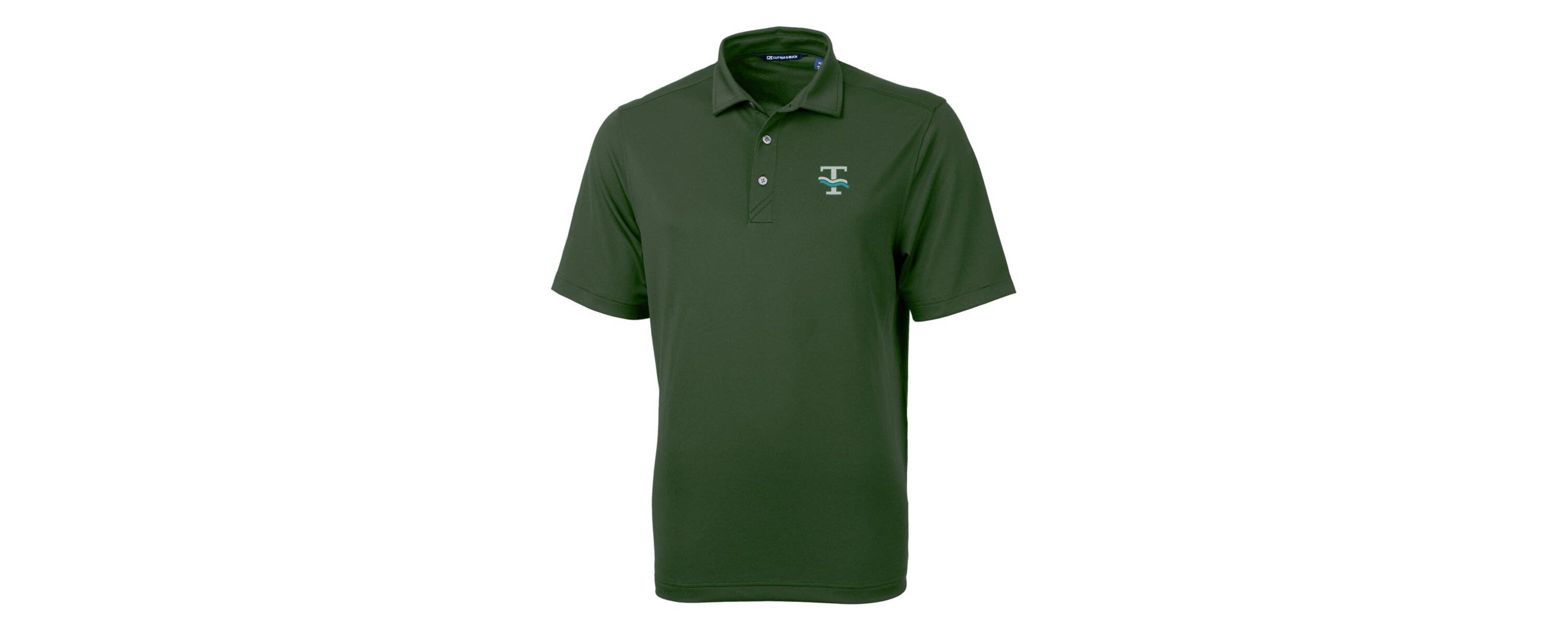 Tulane Green Wave NCAA Tulane Wave Team Logo Virtue Eco Pique Recycled Polo