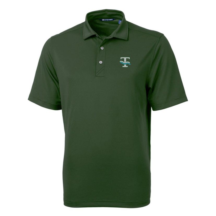 Tulane Green Wave NCAA Tulane Wave Team Logo Virtue Eco Pique Recycled Polo