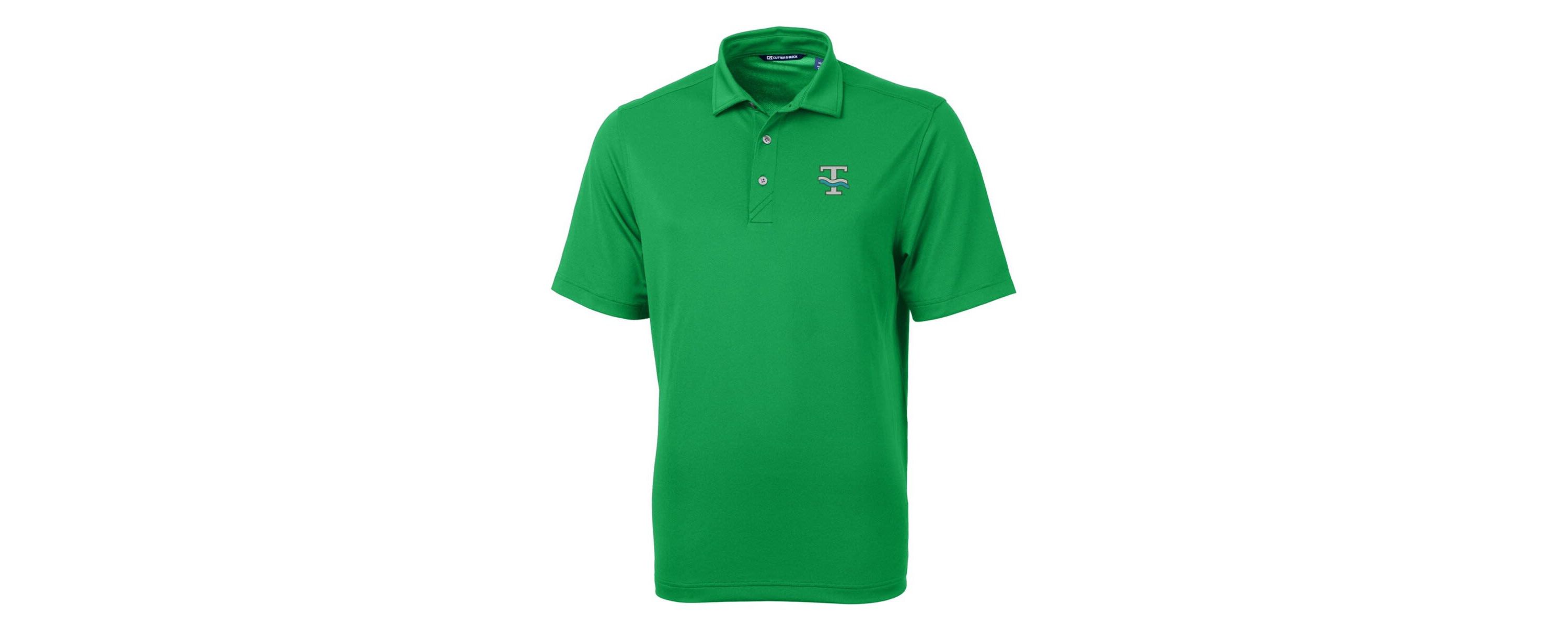 Tulane Green Wave NCAA Kelly Tulane Wave Team Logo Virtue Eco Pique Recycled Polo