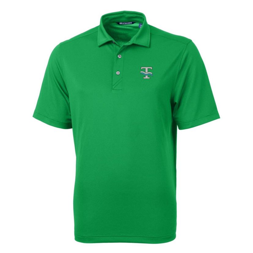 Tulane Green Wave NCAA Kelly Tulane Wave Team Logo Virtue Eco Pique Recycled Polo