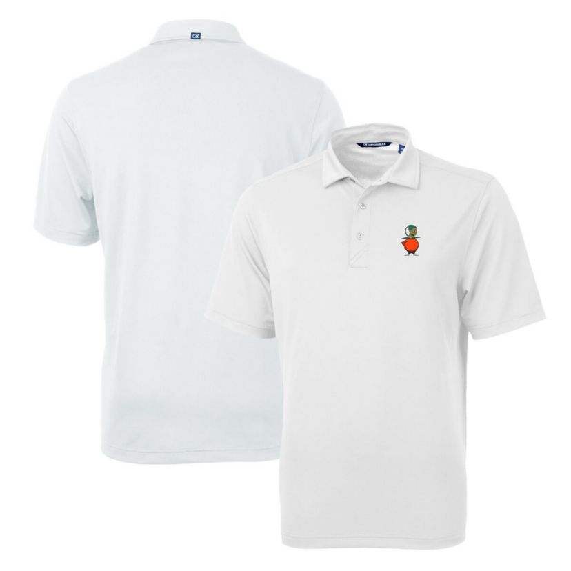 NCAA UCF Knights Team Logo Virtue Eco Pique Recycled Polo
