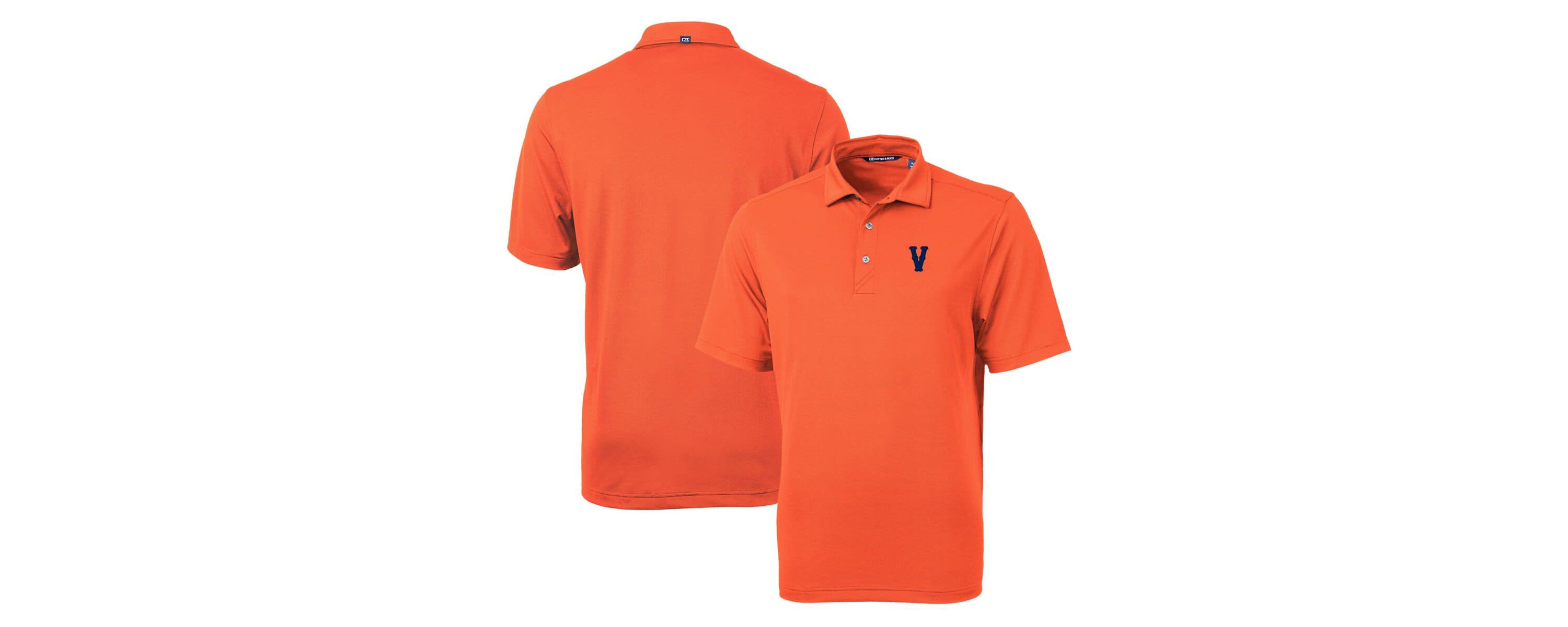 NCAA Virginia Cavaliers Vintage Team Logo Virtue Eco Pique Recycled Polo